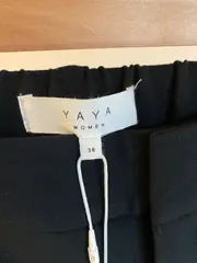 Vorschaubild 4 von Damen Anzughose Schwarz Gr. 38 Wide Leg Business Hose Elegant