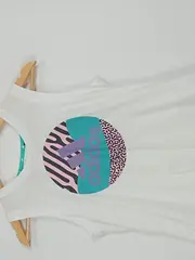 Vorschaubild 2 von Mädchen Sport Tank Top Shirt Gr. 164 Weiß Logo-Print