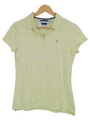 Vorschaubild 1 von Poloshirt Damen Gr. M 38 Grün Slim Fit Baumwolle Stretch Logo
