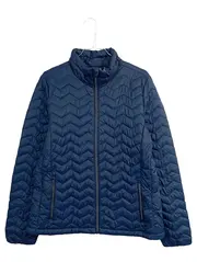 Vorschaubild 1 von Steppjacke Damen Blau Gr. 44/XXL Outdoor Leicht Polyamid