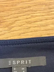 Vorschaubild 8 von Damen Rock Minirock Gr. 34 XS Blau Casual Knöpfe Taschen A-Linie