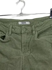 Vorschaubild 3 von Cordhose Damen Oliv Grün XS 34 Cord Hose Casual Baumwolle