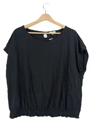Vorschaubild 1 von Damen T-Shirt Schwarz Gr. XXL Baumwolle Modal Casual
