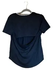 Vorschaubild 2 von Air Damen Sport Shirt Gr. M Schwarz Dri-Fit Laufshirt