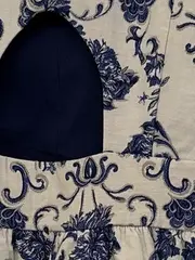 Vorschaubild 7 von Damen Freizeitkleid ärmellos Blumenmuster Gr. 34/XS Mehrfarbig