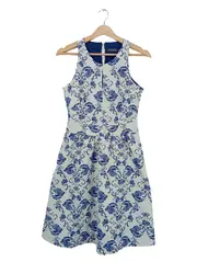 Vorschaubild 1 von Damen Freizeitkleid ärmellos Blumenmuster Gr. 34/XS Mehrfarbig