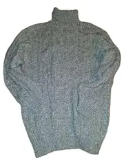 Vorschaubild 5 von Canda Damen Pullover Rollkragen Zopfstrickmuster Grau Gr. S