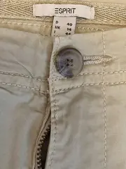 Vorschaubild 2 von Chino Shorts Damen Beige Gr. W31 L26 Baumwolle Freizeit