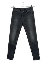 Vorschaubild 1 von Damen Jeans Slim Fit Gr. 36 W28 Grau Denim Stretch Skinny