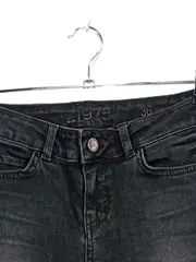 Vorschaubild 4 von Damen Jeans Slim Fit Gr. 36 W28 Grau Denim Stretch Skinny