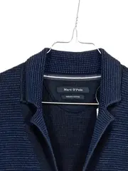 Vorschaubild 3 von Herren Strickjacke Cardigan Gr. 38/M Blau Baumwolle