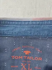 Vorschaubild 4 von Herren Freizeithemd Kurzarm Kariert Orange Grau Gr. XL
