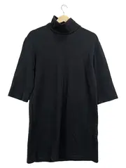 Vorschaubild 1 von Damen Rollkragen Pullover Gr. 36;S Schwarz Basic Shirt Halbarm Stehkragen