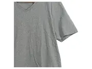 Vorschaubild 4 von Herren T-Shirt V-Ausschnitt Basic Grau Gr. 48/M