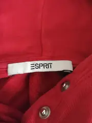 Vorschaubild 2 von Kinder Kapuzenpullover Hoodie Rot Gr. M Basic Baumwolle