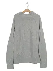 Vorschaubild 1 von Pullover Damen Gr. 38 M Grau Basic Meliert Langarm