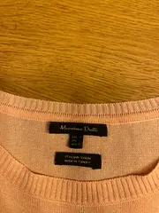 Vorschaubild 2 von Damen Pullover Rosa Gr. S Cold-Shoulder Strick