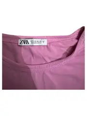 Vorschaubild 2 von Damen T-Shirt Basic Kurzarm Pink Gr. 38 M