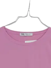Vorschaubild 3 von Damen T-Shirt Basic Kurzarm Pink Gr. 38 M