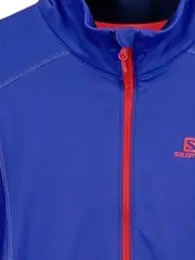 Vorschaubild 3 von Damen Fleecejacke Softshell Blau Orange Gr. L Outdoor Sport