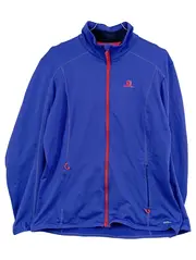 Vorschaubild 1 von Damen Fleecejacke Softshell Blau Orange Gr. L Outdoor Sport