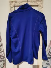 Vorschaubild 2 von Damen Fleecejacke Softshell Blau Orange Gr. L Outdoor Sport