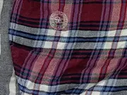 Vorschaubild 4 von Herren Freizeithemd Langarm Kariert Rot Baumwolle Gr. 48 M