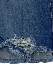 Vorschaubild 3 von Jeansrock Damen Baumwolle Midirock Blau Gr. 40/L Knopfleiste