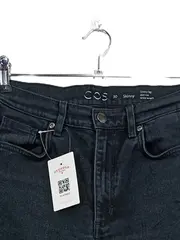 Vorschaubild 2 von Herren Skinny Jeans Schwarz Gr. W30 Mid Rise Ankle Length