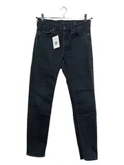 Vorschaubild 1 von Herren Skinny Jeans Schwarz Gr. W30 Mid Rise Ankle Length