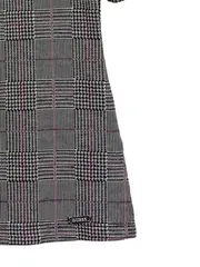 Vorschaubild 2 von Damen Bluse Kariert Glencheck Modern Freizeit Grau Gr. S