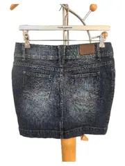 Vorschaubild 2 von Jeansrock Damen Gr. 36 Blau Denim Minirock Stretch
