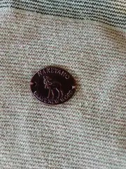 Vorschaubild 7 von Damen Hoodie Pullover Schalkragen Gestreift Grün Gr. 36/S Baumwolle