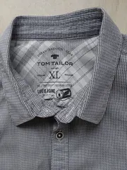 Vorschaubild 5 von Herren Kurzarm Hemd Gr. XL Blau Gestreift Baumwolle Casual