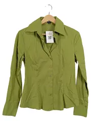 Vorschaubild 1 von Collection Damen Hemdbluse Gr. 34/XS Grün Langarm Business