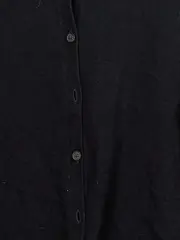 Vorschaubild 2 von Damen Strickjacke Cardigan Schwarz Gr. M 38 Langarm Basic Baumwolle