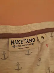 Vorschaubild 4 von Damen T-Shirt Anker Herzen Maritim Gr. S Beige