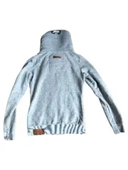 Vorschaubild 6 von Damen Sweatjacke Hoodie Grau Meliert Gr. S Kapuze