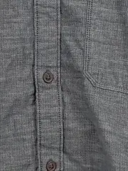 Vorschaubild 5 von Herren Kurzarmhemd Grau XXL Baumwolle Casual