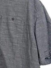 Vorschaubild 4 von Herren Kurzarmhemd Grau XXL Baumwolle Casual