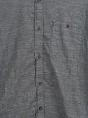 Vorschaubild 3 von Herren Kurzarmhemd Grau XXL Baumwolle Casual