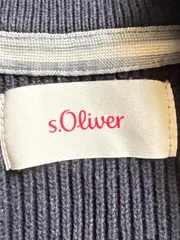 Vorschaubild 7 von Herren Pullover Troyer Gr. M Blau Baumwolle Rippstrick