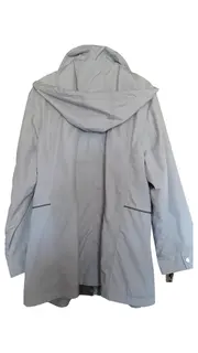 Vorschaubild 2 von Damen Leichte Jacke Kapuze Beige Gr. 48 Frühling Sommer Polyester