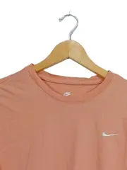 Vorschaubild 4 von Herren T-Shirt Basic Baumwolle Kurzarm Logo Orange Gr. M