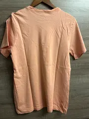 Vorschaubild 2 von Herren T-Shirt Basic Baumwolle Kurzarm Logo Orange Gr. M