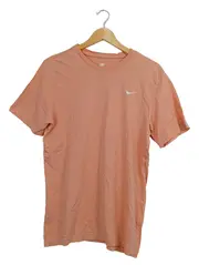 Vorschaubild 1 von Herren T-Shirt Basic Baumwolle Kurzarm Logo Orange Gr. M