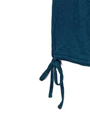 Vorschaubild 3 von Damen Top Tanktop Gr. 40/L Petrol gestreift Raffung