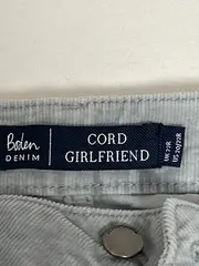 Vorschaubild 6 von Denim Cord Girlfriend Cordhose Damen Gr. 48 Grau Baumwolle