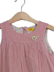 Vorschaubild 3 von Baby Kleid Cord Rosa Gr. 116 mit Teddy Applikation