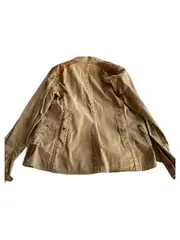 Vorschaubild 5 von Damen Outdoorjacke Beige Gr. 6 Lederdetails Safari